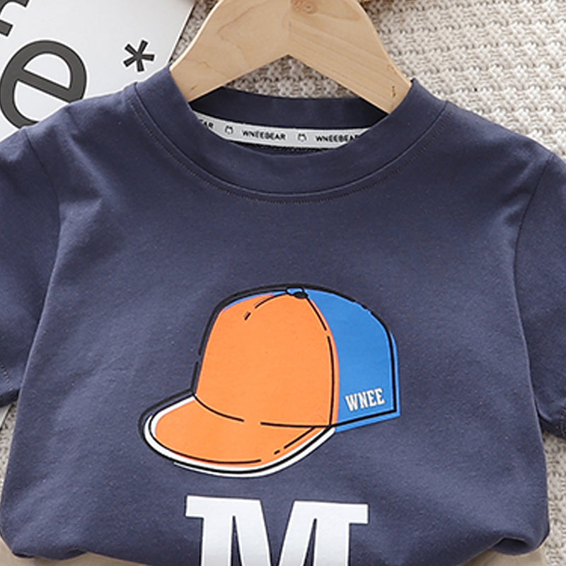 Printed T-shirt and Shorts Set