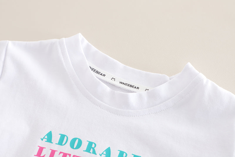 Boys Printed Round Neck Short Sleeves T-shirt With Shorts