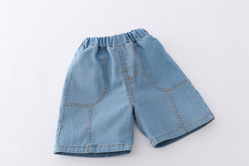 Boys Printed T-shirt With Shorts