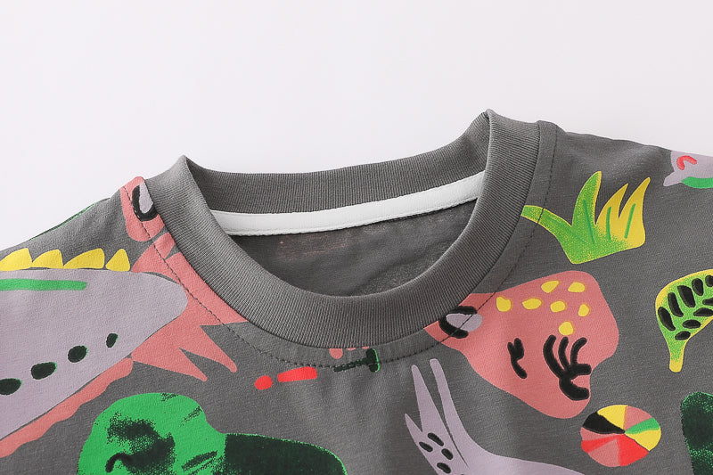 Boys Printed T-shirt With Short