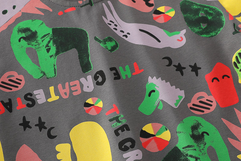 Boys Printed T-shirt With Short