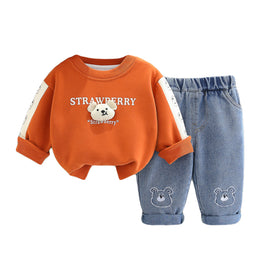 Boys Sweatshirt With Trousers