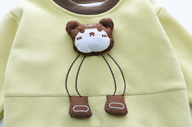 Boys Printed Sweatshirt With Trousers