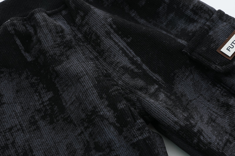 Boys Abstract Printed Sweatshirt With Trousers