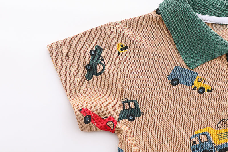 Printed T-shirt and Shorts Set