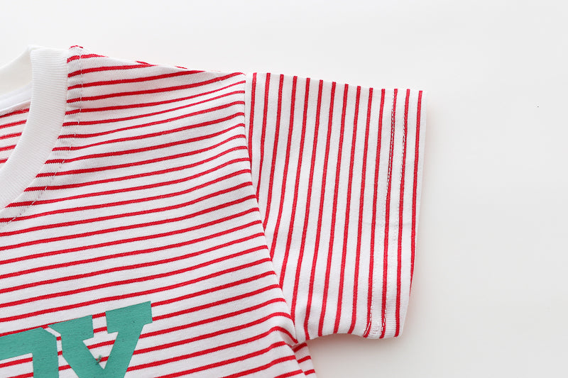 Printed T-shirt and Shorts Set