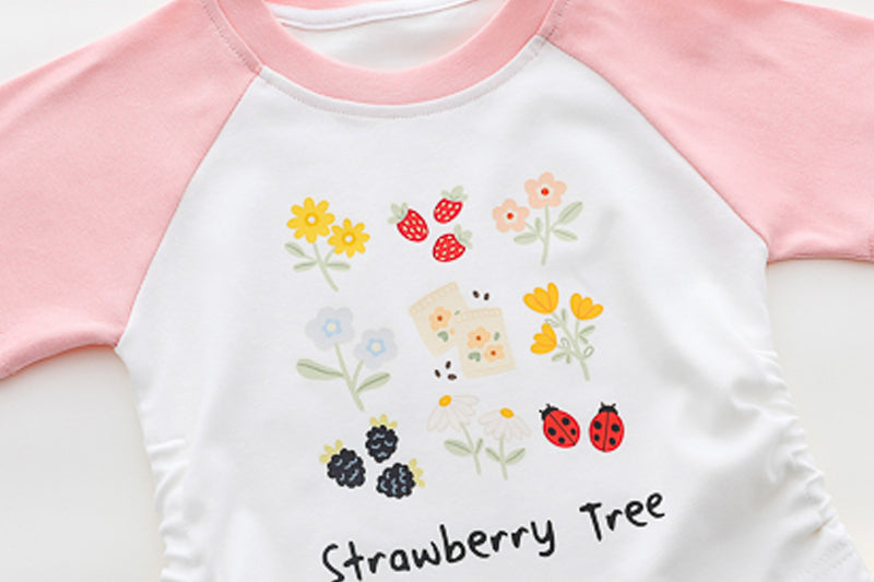 Printed T-shirt and Shorts Set
