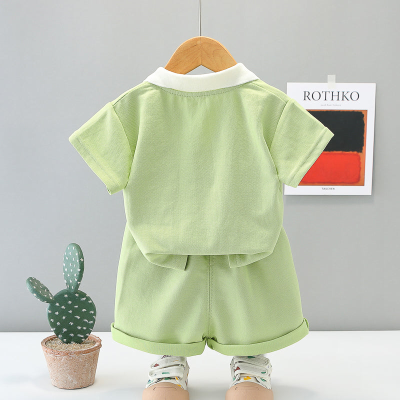 Printed T-shirt and Shorts Set