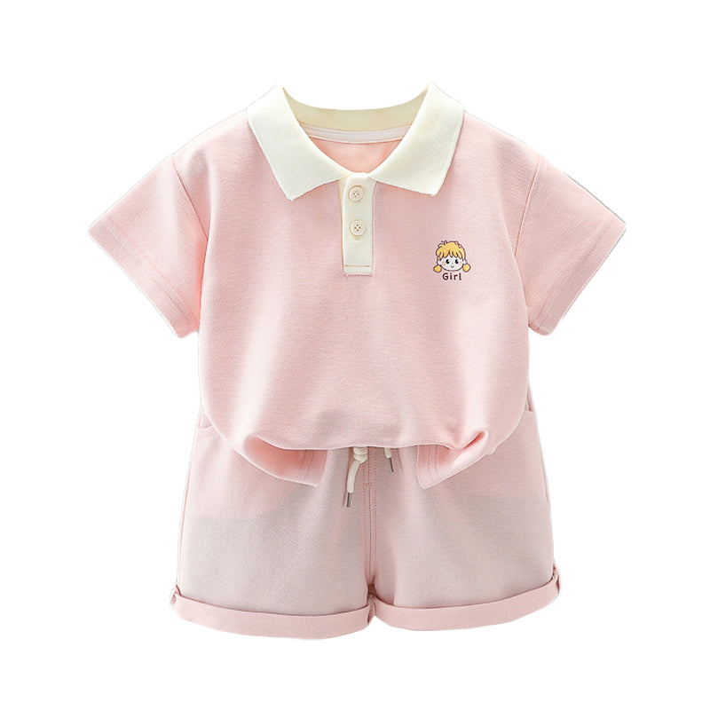 Printed T-shirt and Shorts Set