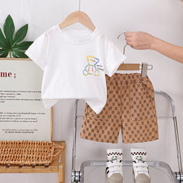 Printed T-shirt and Shorts Set