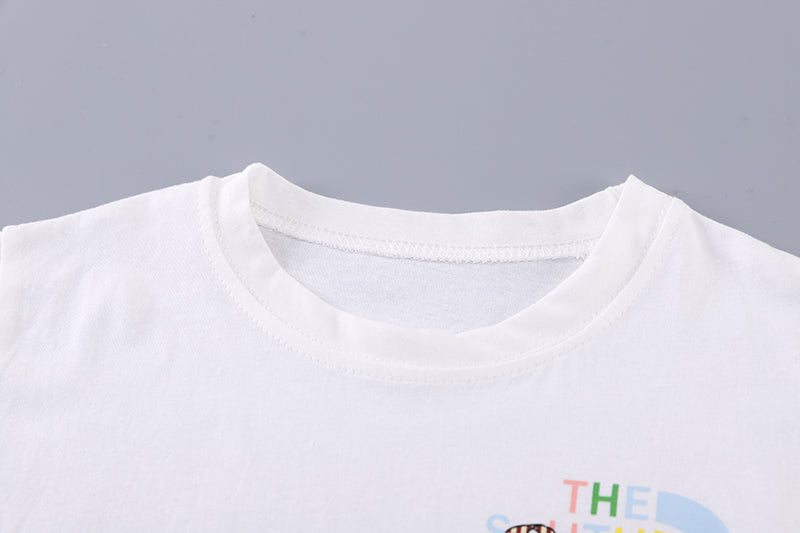 Printed T-shirt and Shorts Set
