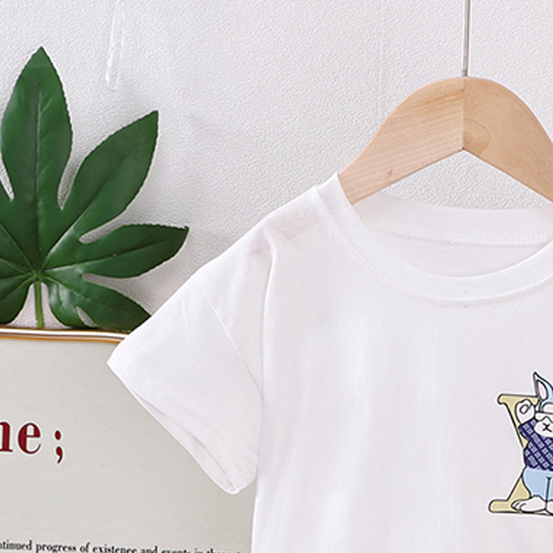 Printed T-shirt and Shorts Set