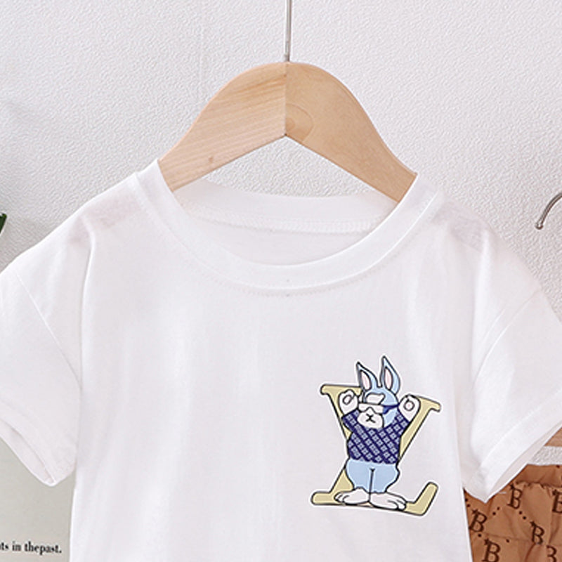 Printed T-shirt and Shorts Set