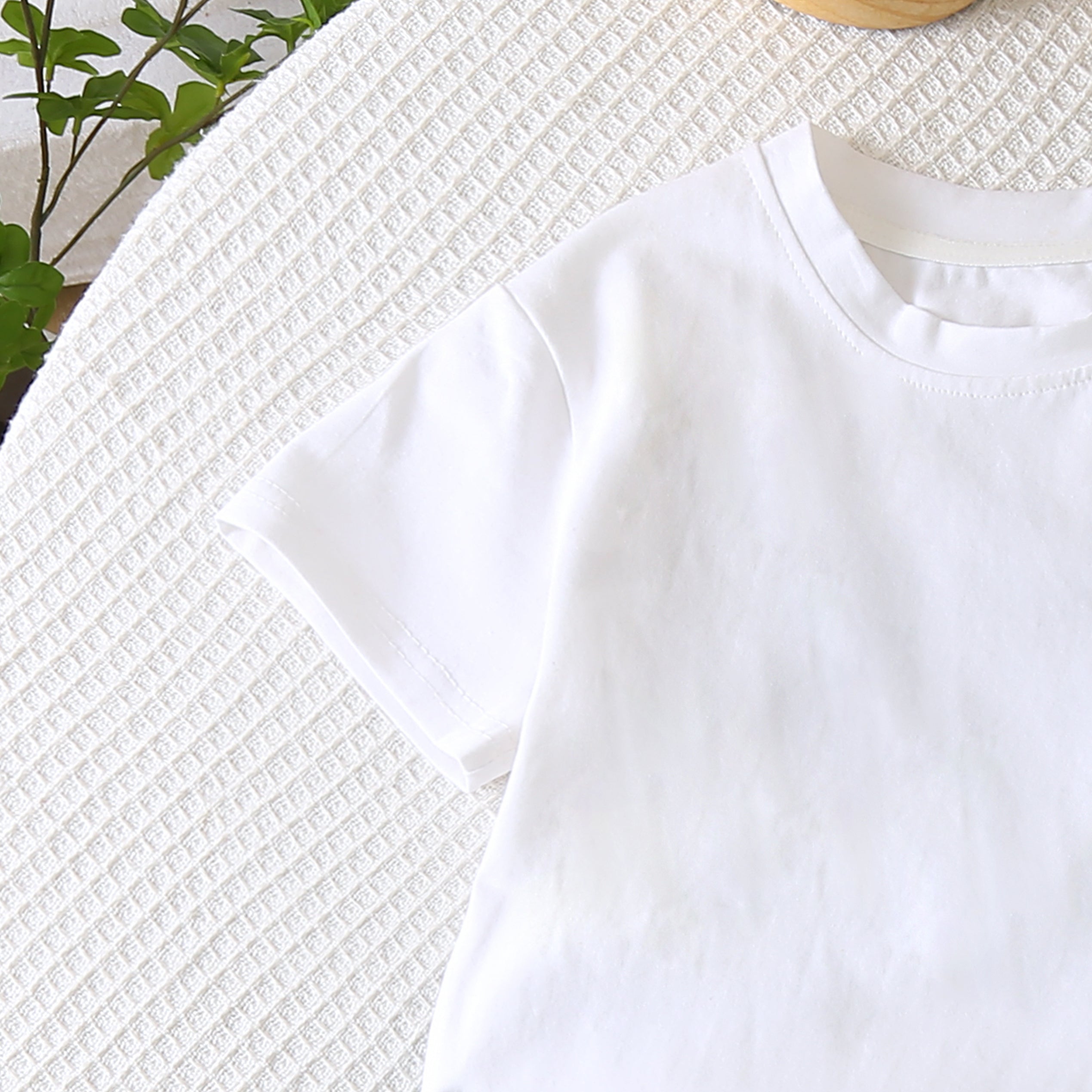 Solid T-shirt and Shorts Set
