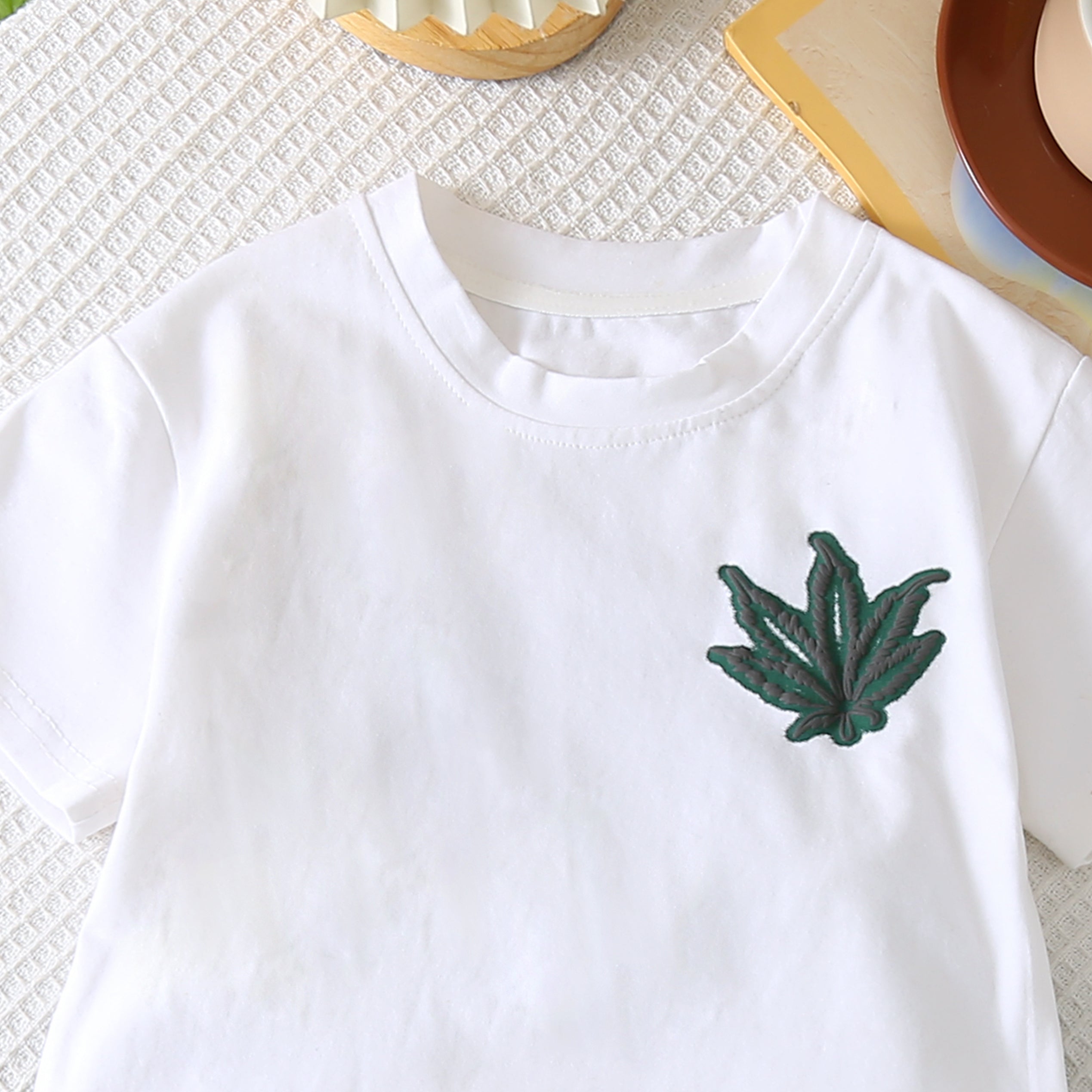 Solid T-shirt and Shorts Set