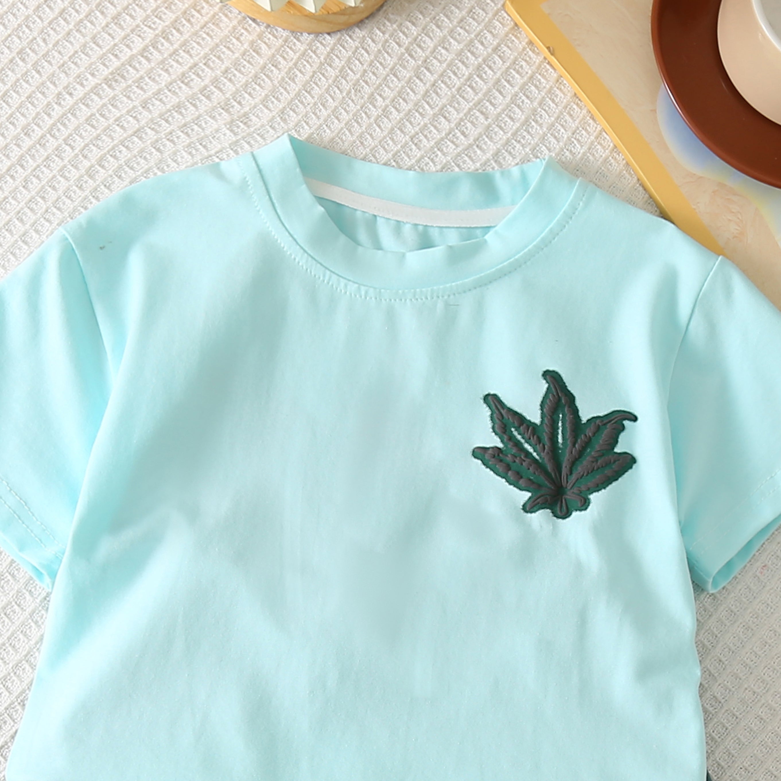 Solid T-shirt and Shorts Set