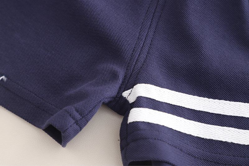 Striped T-shirt and Shorts Set