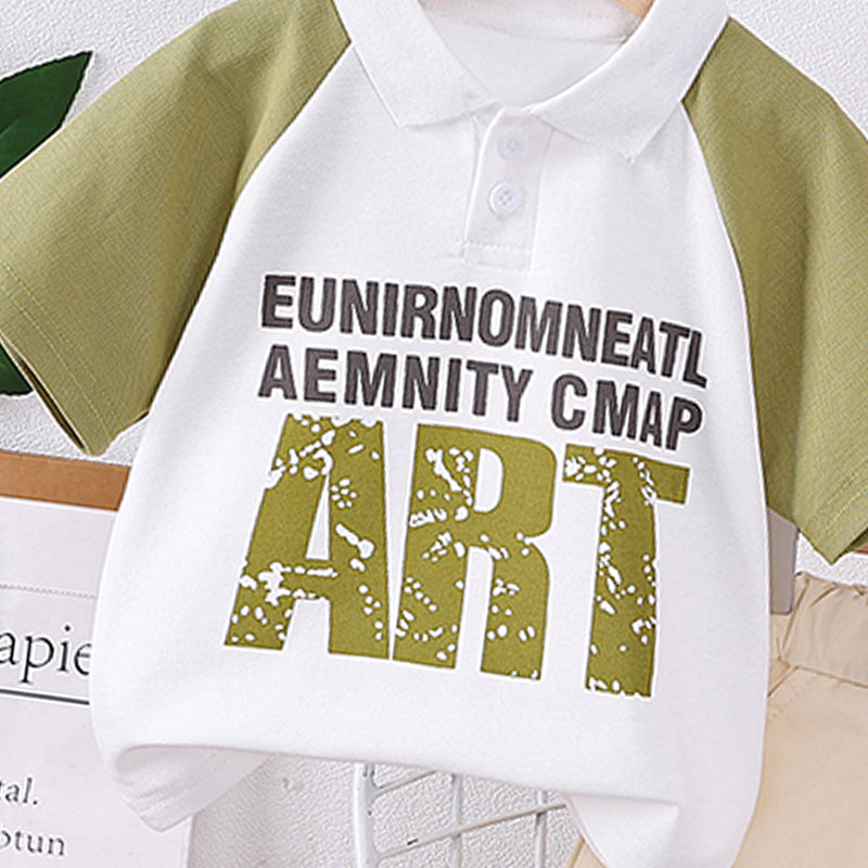 Printed T-shirt and Shorts Set