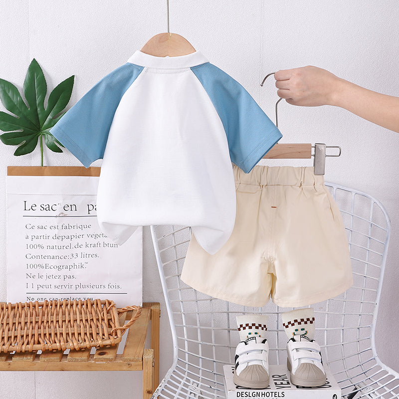 Printed T-shirt and Shorts Set