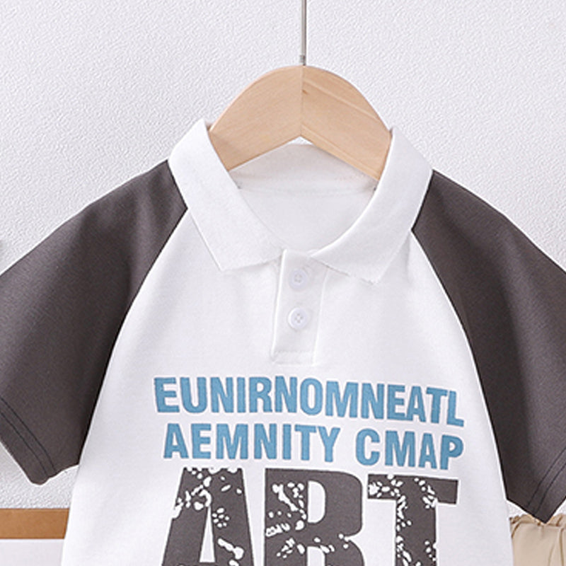 Printed T-shirt and Shorts Set