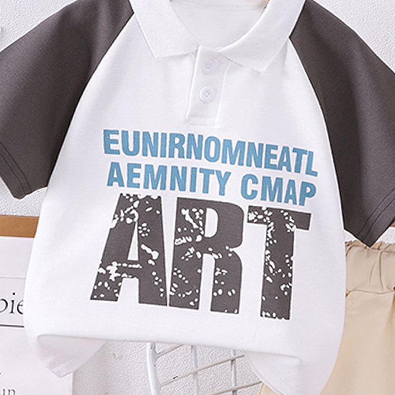 Printed T-shirt and Shorts Set