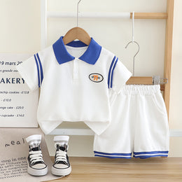 Striped T-shirt and Shorts Set