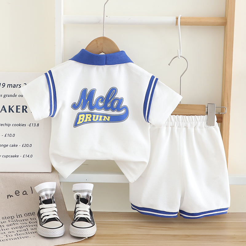 Striped T-shirt and Shorts Set