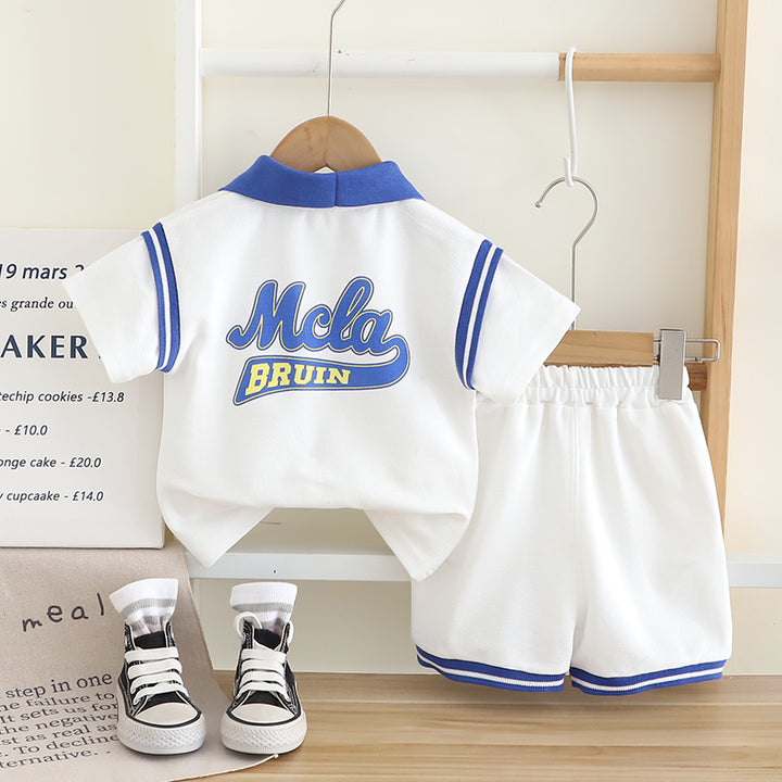 Striped T-shirt and Shorts Set
