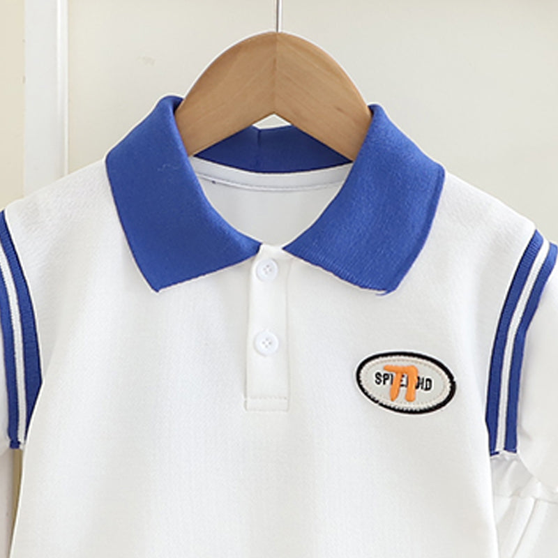 Striped T-shirt and Shorts Set