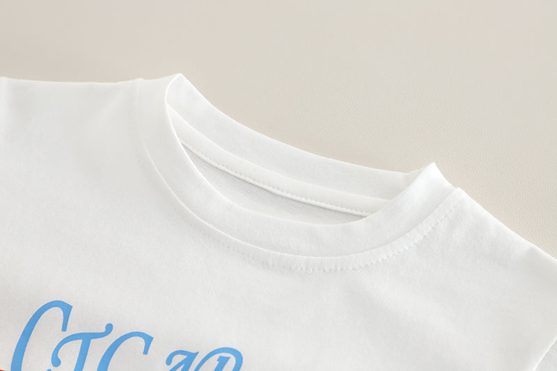 Printed T-shirt and Shorts Set