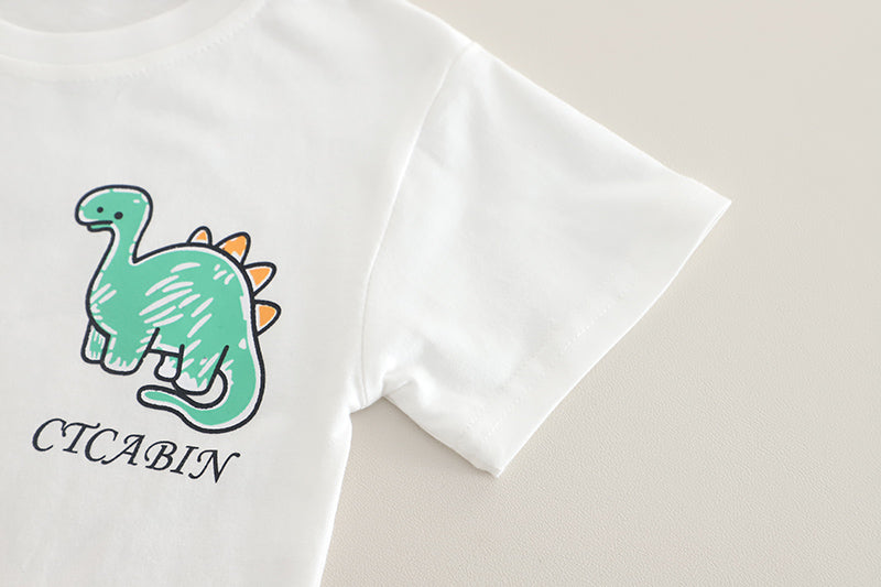 Printed T-shirt and Shorts Set