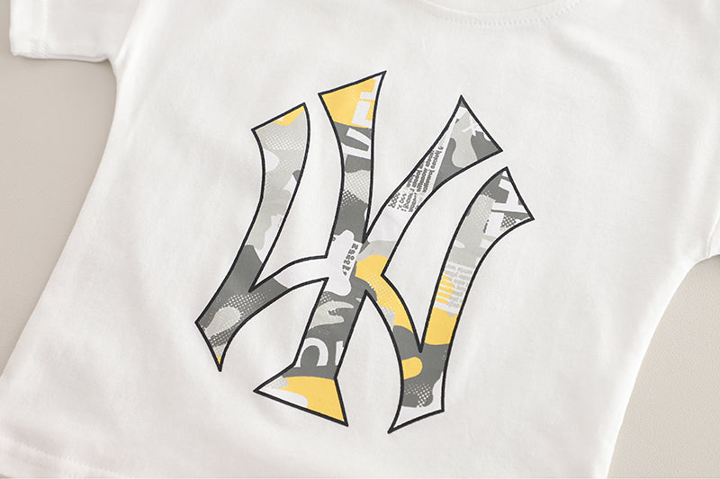 Printed T-shirt and Shorts Set