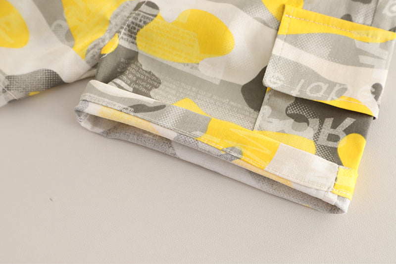 Printed T-shirt and Shorts Set