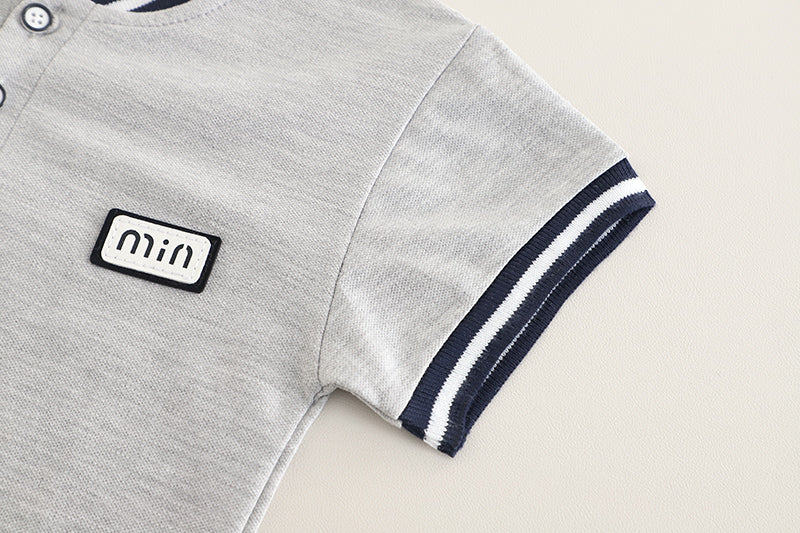 Solid T-shirt and Shorts Set