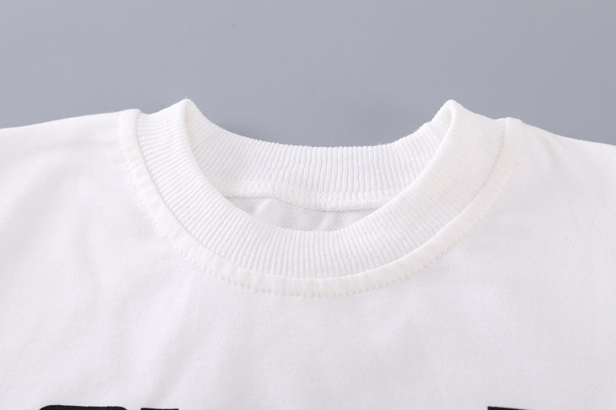 Boys Striped T-shirt With Trousers