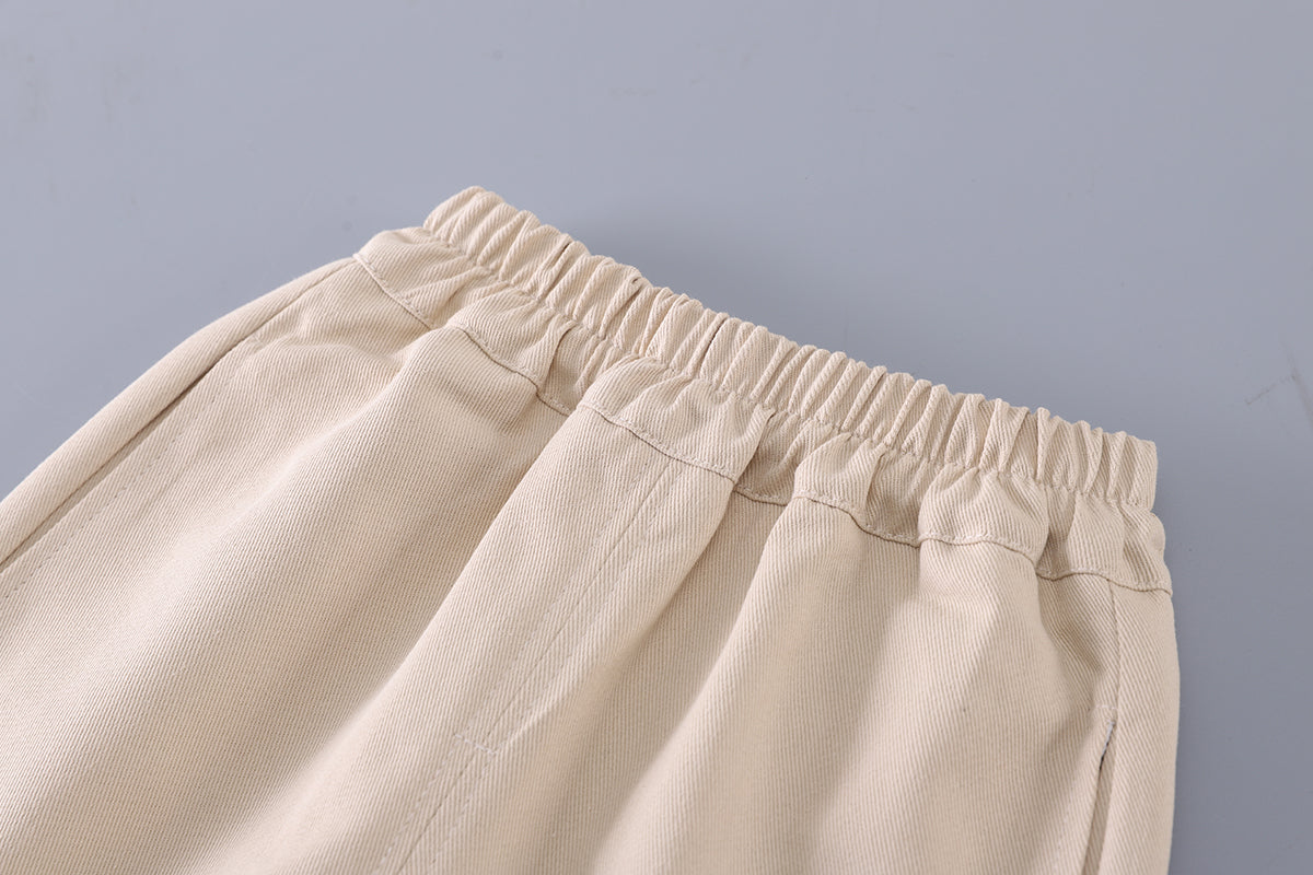 Boys Embroidered Shirt With Trousers
