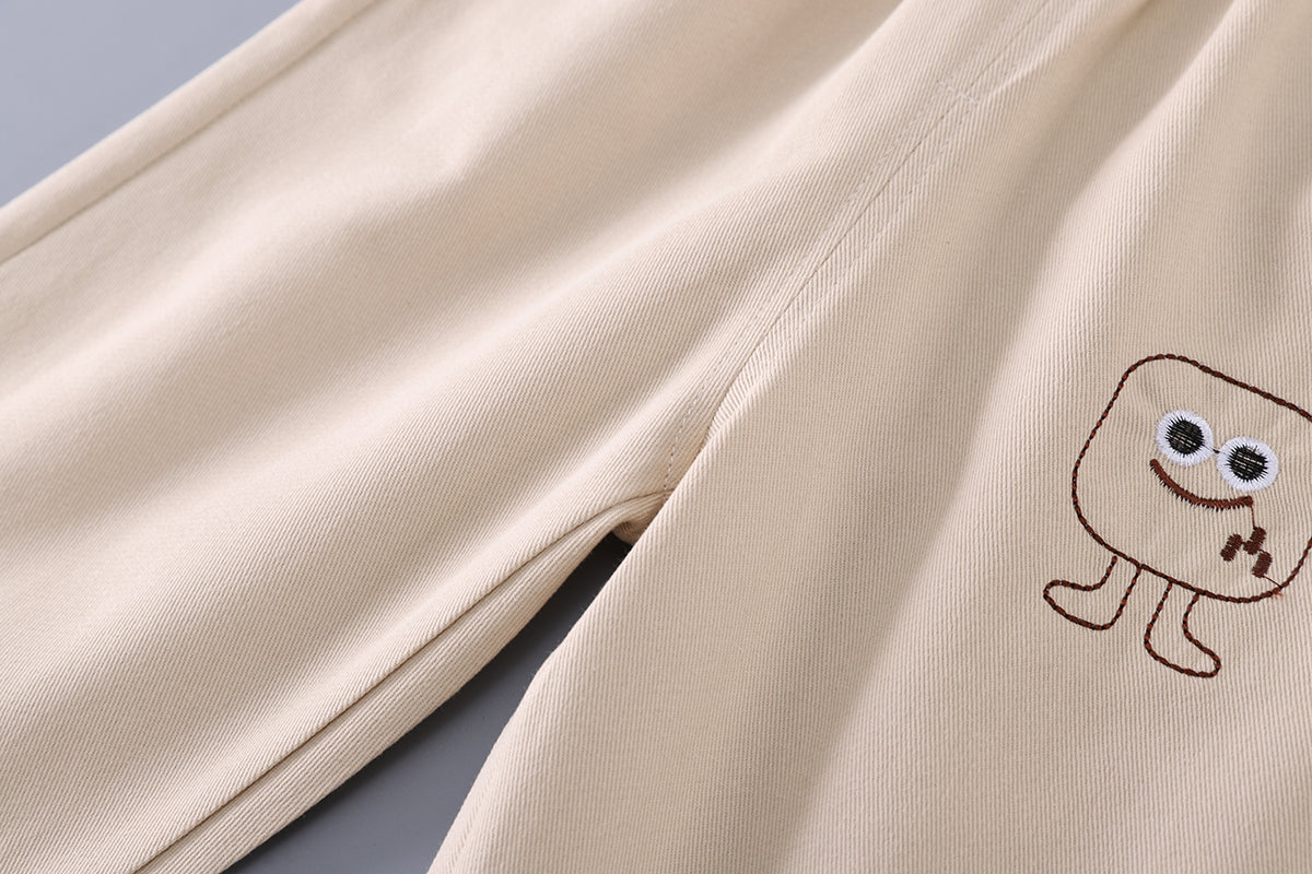 Boys Embroidered Shirt With Trousers
