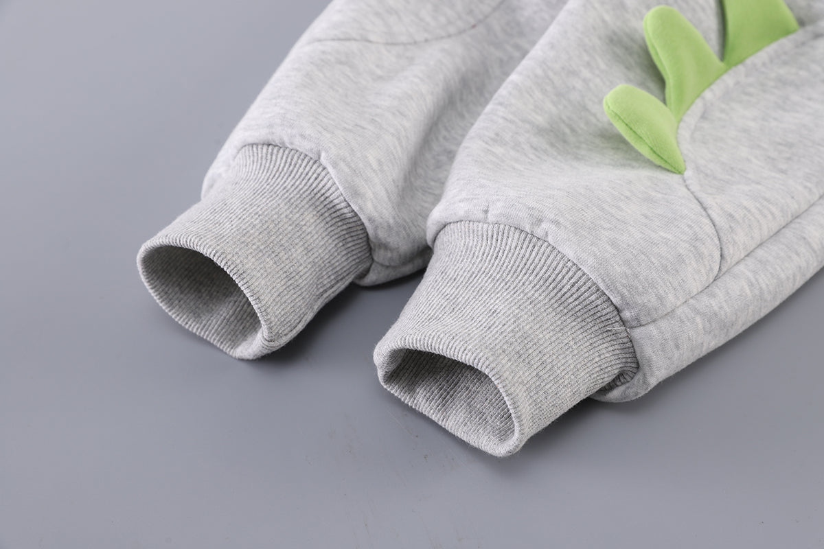 Boys Self Design Round Neck T-shirt With Trousers