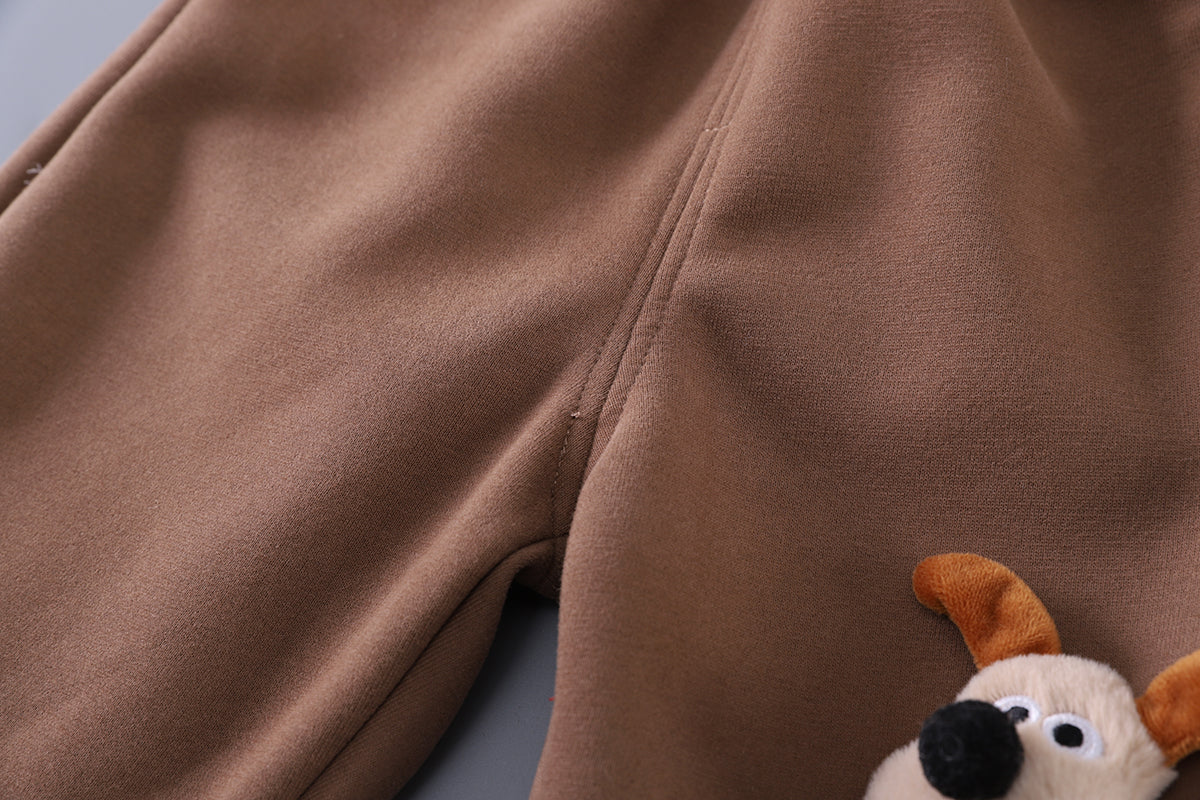 Boys Printed Sweatshirt With Joggers