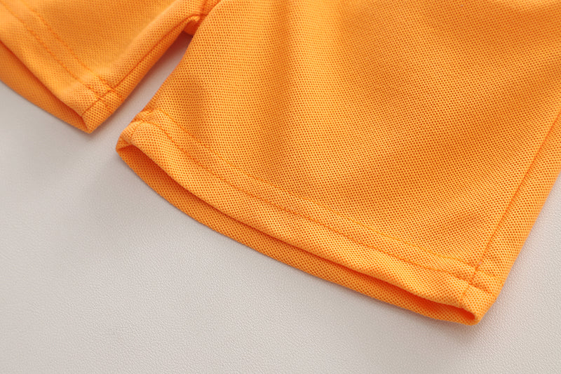 Boys Printed Round Neck T-shirt With Shorts