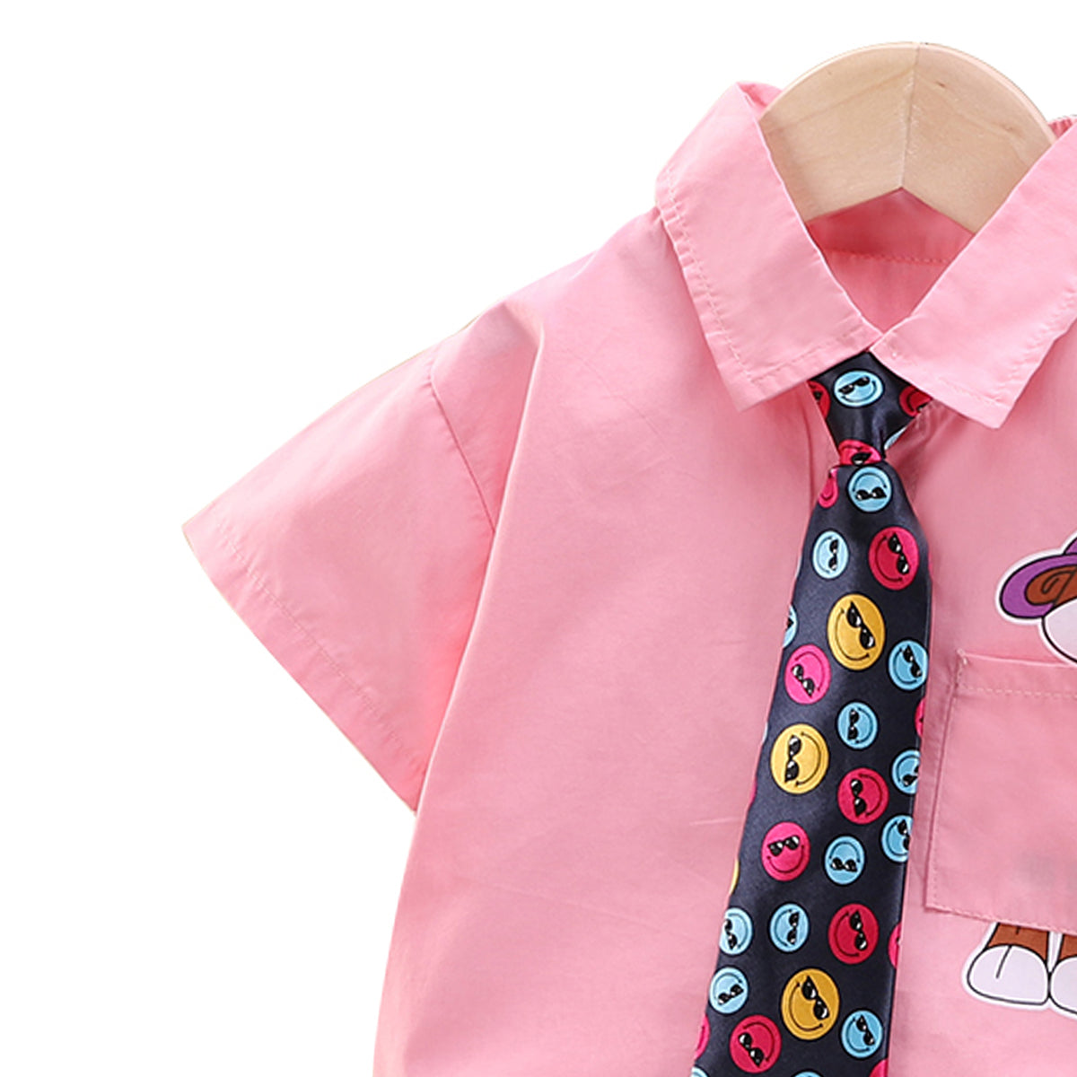 Boys Printed Shirt With Shorts