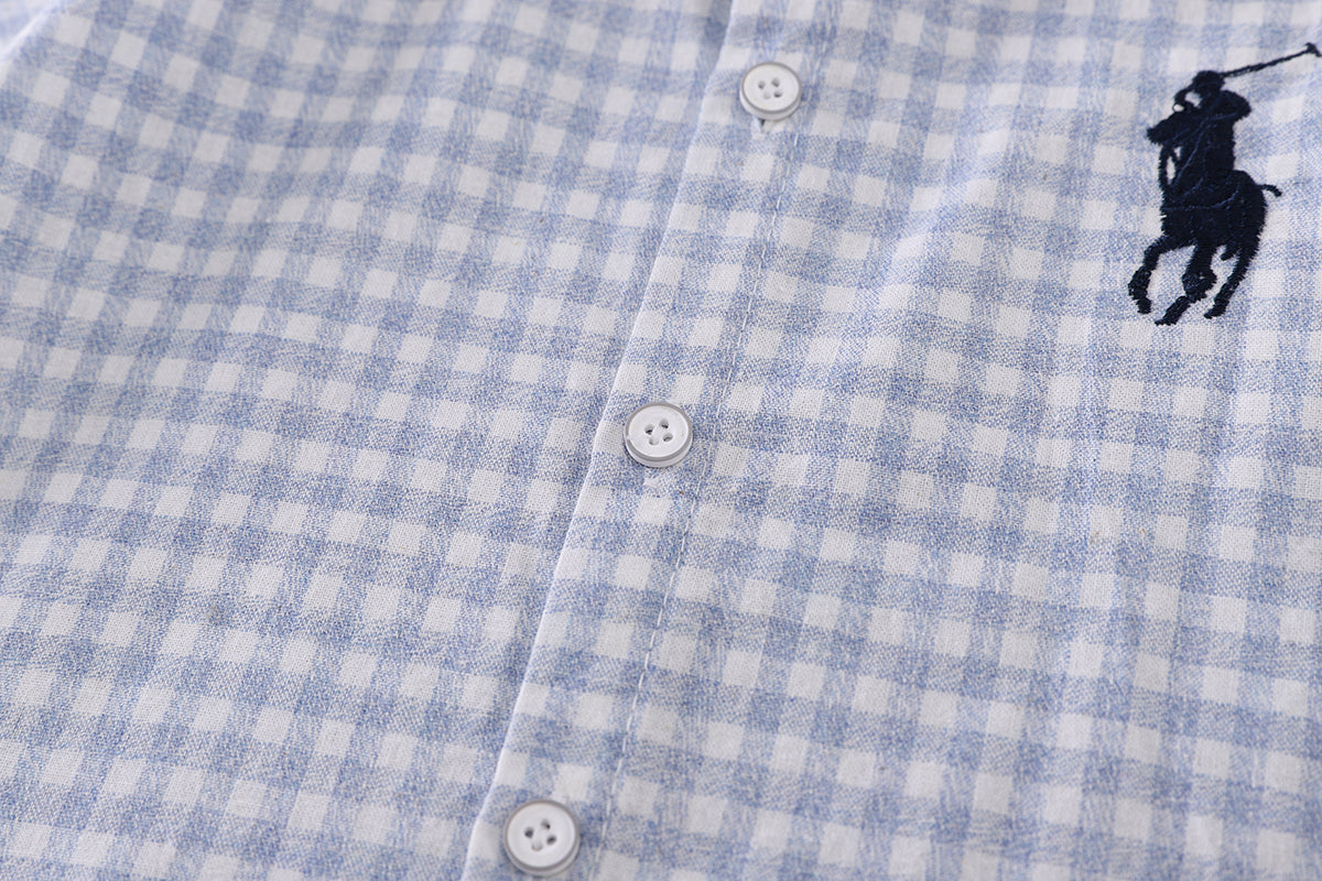 Boys Checked Shirt With Shorts