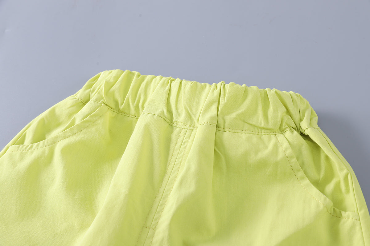 Boys Short Sleeves Shirt With Shorts