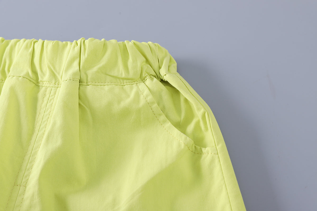 Boys Short Sleeves Shirt With Shorts