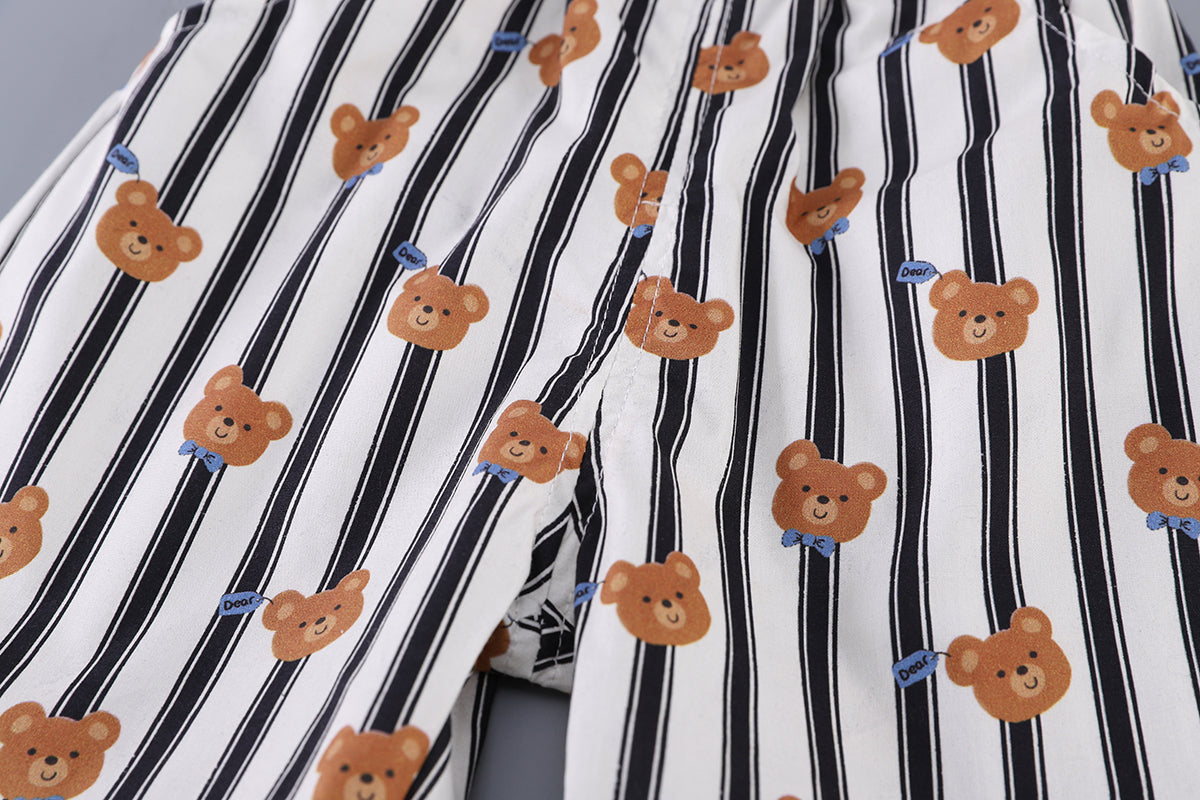 Boys Printed Shirt With Shorts