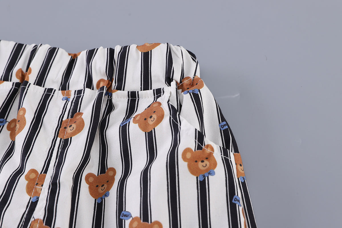 Boys Printed Shirt With Shorts