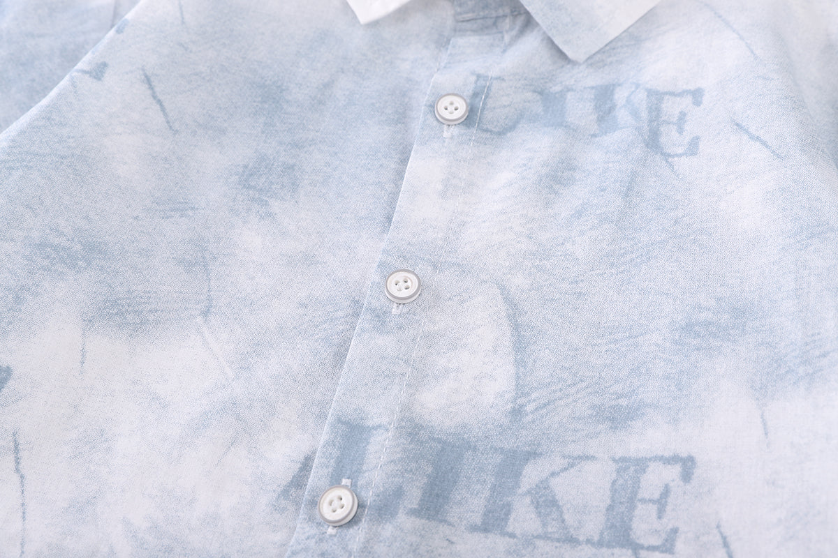 Boys Printed Shirt With Shorts