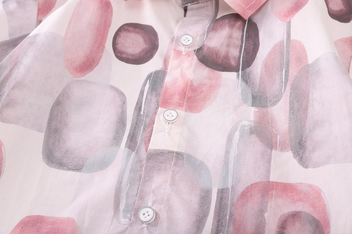 Boys Printed Shirt With Shorts