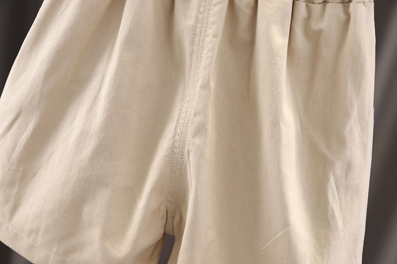 Boys Striped Shirt With Shorts