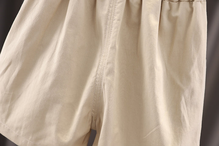 Boys Striped Shirt With Shorts